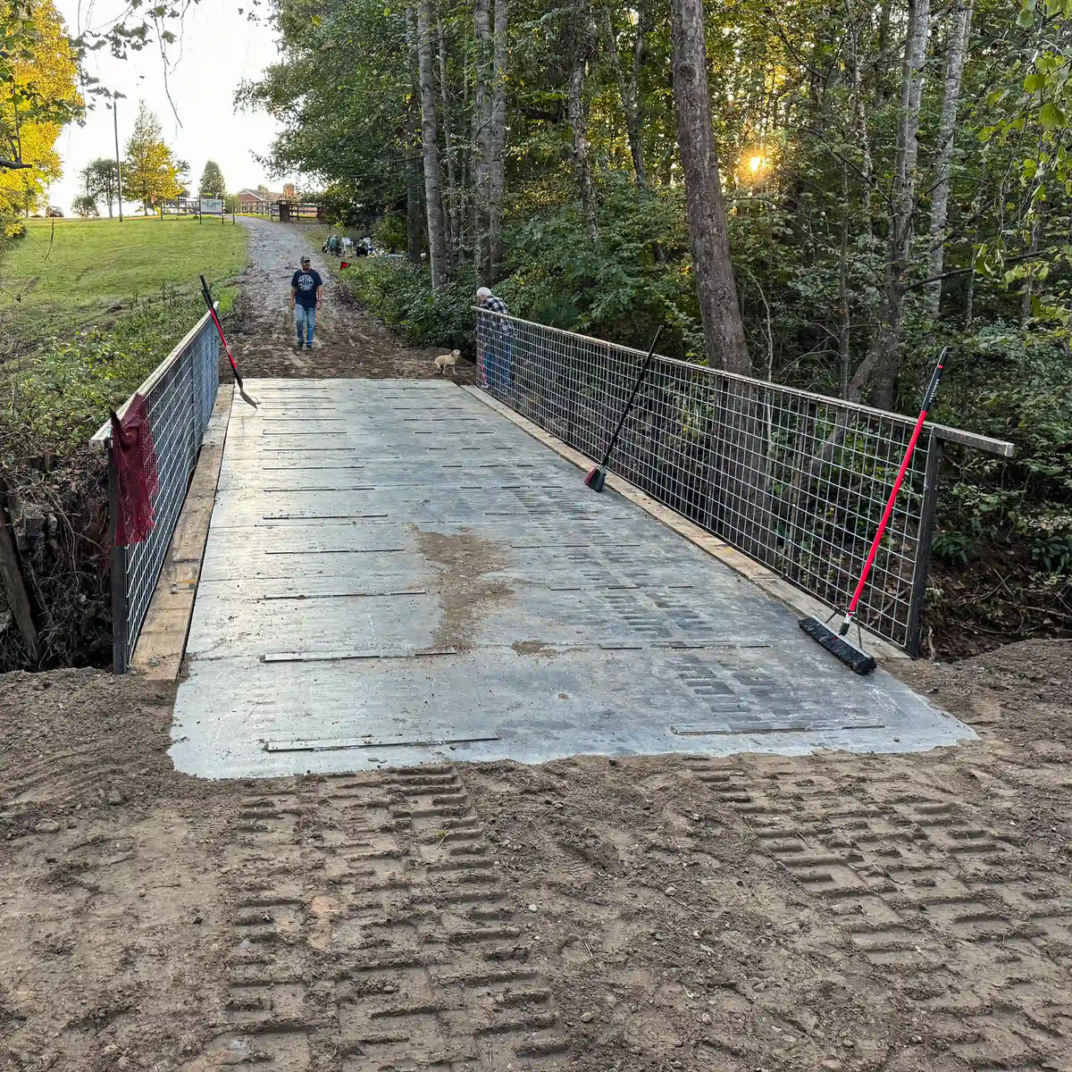 Car Bridge Curved Railing Rvt Rail Car Bridges for Site Access – ME Bridge Solutions